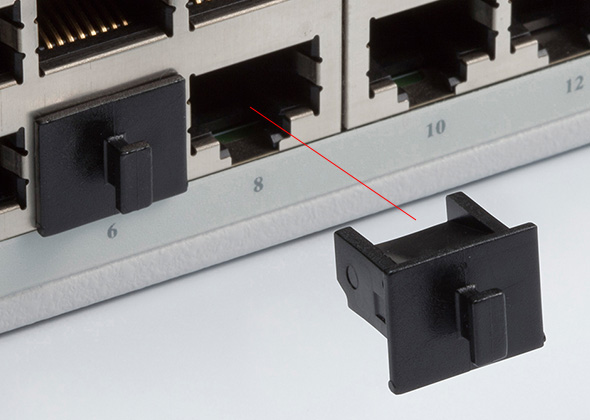 RJ45防塵カバー・LANポートカバー PJR-45・PJS-45