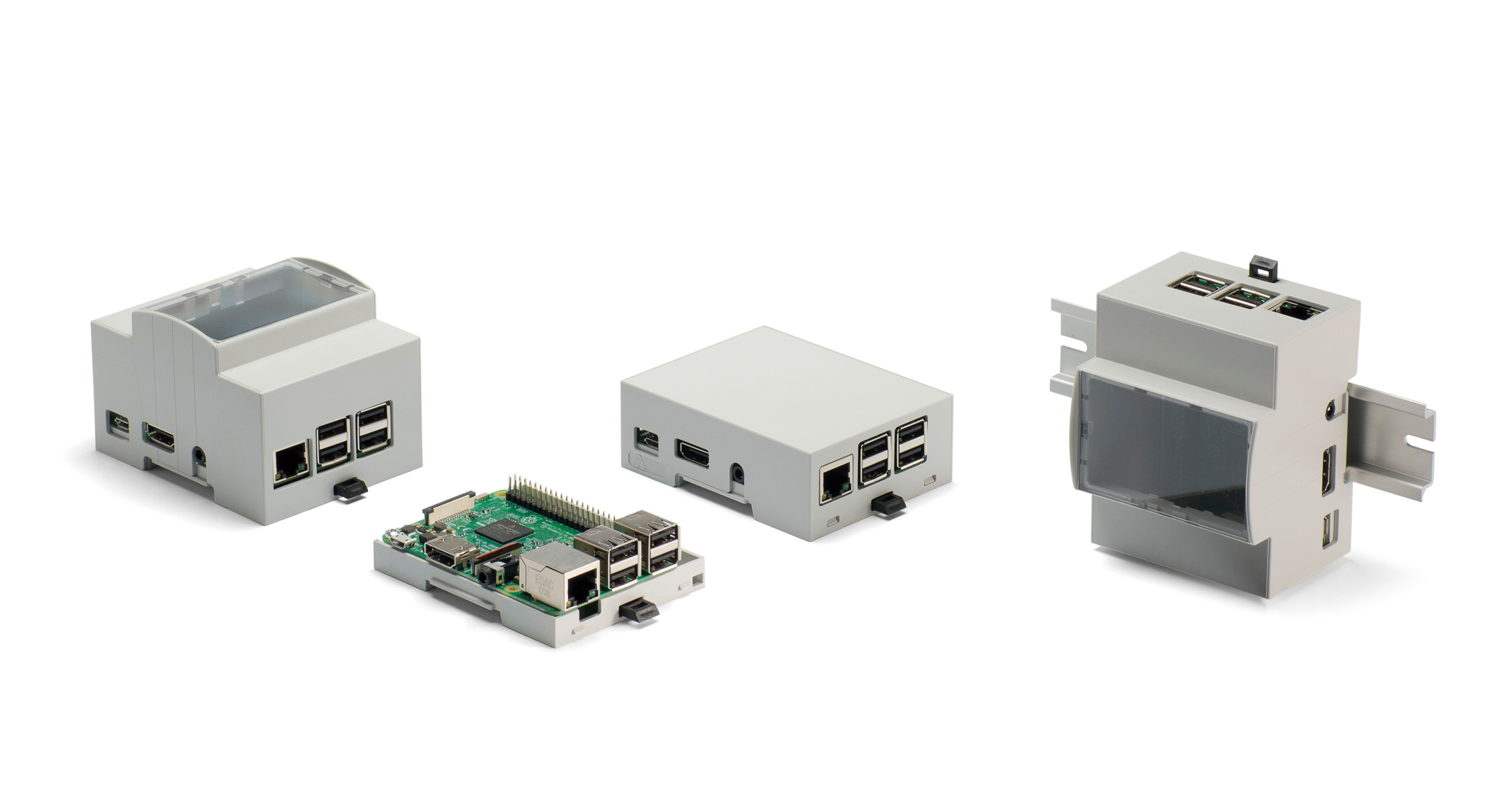 Raspberry Pi 2B/3B DINレールボックス RPDシリーズの画像