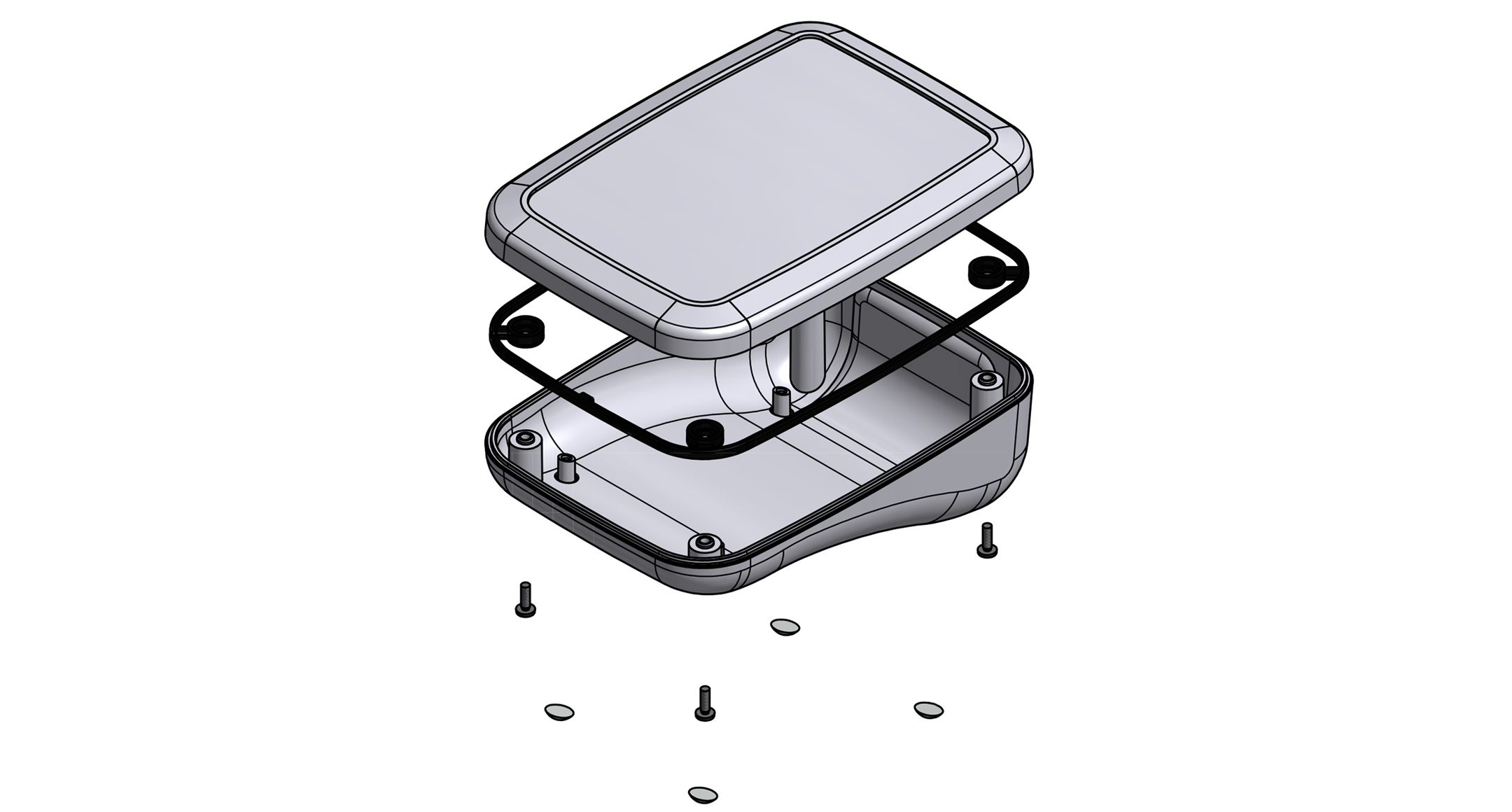 傾斜プラスチックケース IP67防水型 WSCシリーズの画像